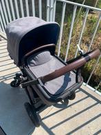 Bugaboo Cameleon3 Limited Edition, zwart frame, grijs/blauw, Kinderen en Baby's, Kinderwagens en Combinaties, Ophalen, Gebruikt