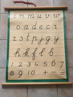 oude schoolkaart Tazelaar klassieke letterkaart 1e deel, Antiek en Kunst, Ophalen, Overige thema's