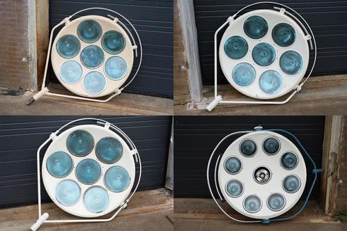 4 operatielampen, surgical light, operatielamp, Antiek en Kunst, Curiosa en Brocante, Ophalen