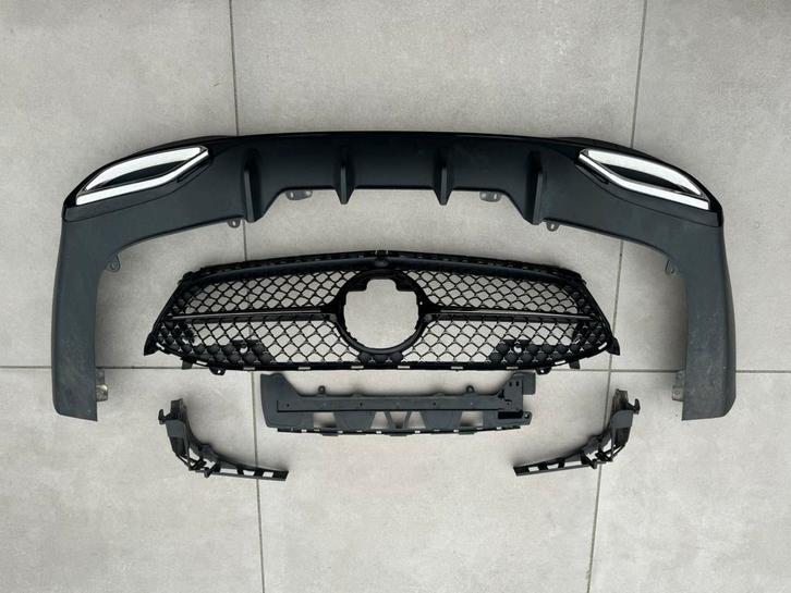 Mercedes Cla 250e difusser + voorgril, Auto-onderdelen, Carrosserie en Plaatwerk, Bumper, Amerikaanse onderdelen, Mercedes-Benz