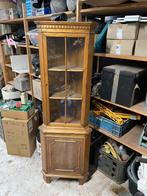 Antiek hoekkastje, Huis en Inrichting, Kasten | Vitrinekasten, Ophalen, Zo goed als nieuw, 25 tot 50 cm, 150 tot 200 cm