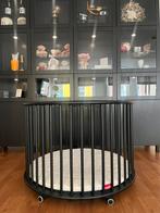 Bopita ronde box – zwart, incl. matras, Kinderen en Baby's, Boxen, Ophalen of Verzenden, Zo goed als nieuw, Rond