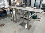 Statafel / Bartafel met RVS poten, Huis en Inrichting, Tafels | Statafels, Ophalen, Gebruikt