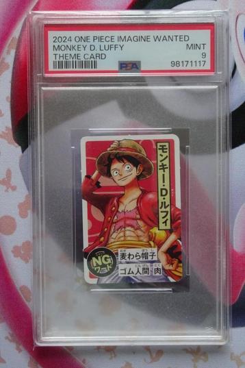 One Piece Monkey D.Luffy Imagine Wanted Promo Japanse PSA 9 beschikbaar voor biedingen