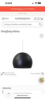 Goossens hanglamp! Zgan, Ophalen, Zo goed als nieuw, Minder dan 50 cm
