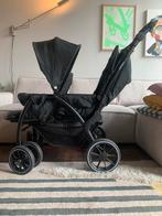 Deryan Duobuggy/Kinderwagen Elena Zwart, Kinderen en Baby's, Buggy's, Ophalen, Zo goed als nieuw, Overige merken, Verstelbare rugleuning