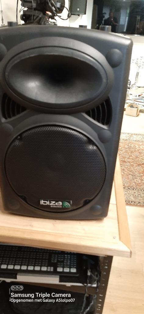 spiekers Ibiza  SPS122, Audio, Tv en Foto, Luidsprekers, Gebruikt, Front, Rear of Stereo speakers, 120 watt of meer, Overige merken