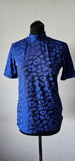 blauw top van Josh V maat M (29625), Verzenden, Maat 38/40 (M), Blauw, Korte mouw