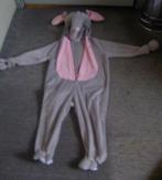 ,FEESTJE OF CARNAVAL ,OLIFANTPAKJE GRIJS MET ROSE, Ophalen of Verzenden, Zo goed als nieuw, Jongen of Meisje