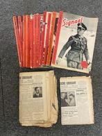 11 x signaal plus twee oude kranten uit 1937, Verzamelen, Militaria | Tweede Wereldoorlog, Nederland, Overige soorten, Ophalen of Verzenden