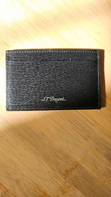 Pasjeshouder / Card Holder / S.T. Dupont / Genuine Leather  beschikbaar voor biedingen