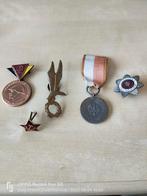 Militaria Oostblok, Verzamelen, Militaria | Algemeen, Verzenden, Landmacht, Duitsland, Lintje, Medaille of Wings