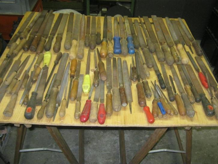 Partij vijlen, Doe-het-zelf en Verbouw, Gereedschap | Handgereedschap, Gebruikt, Ophalen of Verzenden
