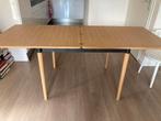 Bolia double up uitschuifbare / uitklapbare eettafel eiken, Ophalen, Zo goed als nieuw, Rechthoekig, 50 tot 100 cm