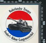 Sticker: Nederlandse Troepen - Seedorf - Hohne (1), Verzenden, Zo goed als nieuw, Bedrijf of Vereniging