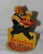 Zeldzame blikken Heineken menukaarthouder jaren 50, Verzamelen, Ophalen of Verzenden, Zo goed als nieuw, Gebruiksvoorwerp