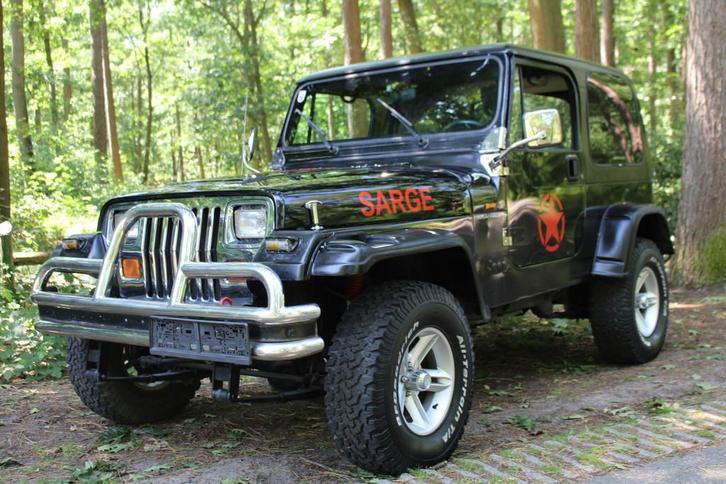 Jeep Wrangler 2.5i Hardtop LEUKE ORIGINELE WRANGLER!, Auto's, Oldtimers, Bedrijf, Te koop, 4x4, Jeep, Benzine, SUV of Terreinwagen