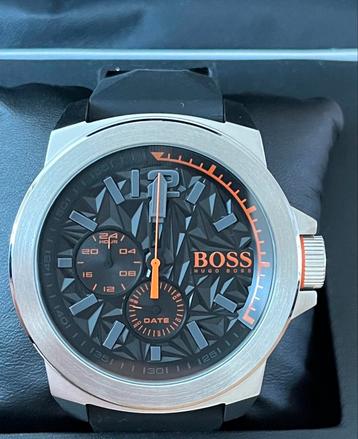 Hugo Boss New York heren horloge zwart grote kast beschikbaar voor biedingen