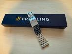 Breitling Navitimer stalen band armband staal 24/20 Heritage, Ophalen of Verzenden, Gebruikt, Zilver, Staal