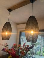 Hanglampen (zwart), Huis en Inrichting, Lampen | Hanglampen, Ophalen, Zo goed als nieuw, Minder dan 50 cm