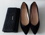 Pump zwart Peter Kaiser maat 6,5 met bijpassend tasje, Ophalen of Verzenden, Zo goed als nieuw, Zwart
