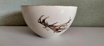 Yet by ter Versteegen schaal met geweien 23cm herten beschikbaar voor biedingen