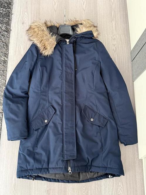 Tom Tailor winterjas, Kleding | Dames, Jassen | Winter, Zo goed als nieuw, Maat 42/44 (L), Blauw, Ophalen