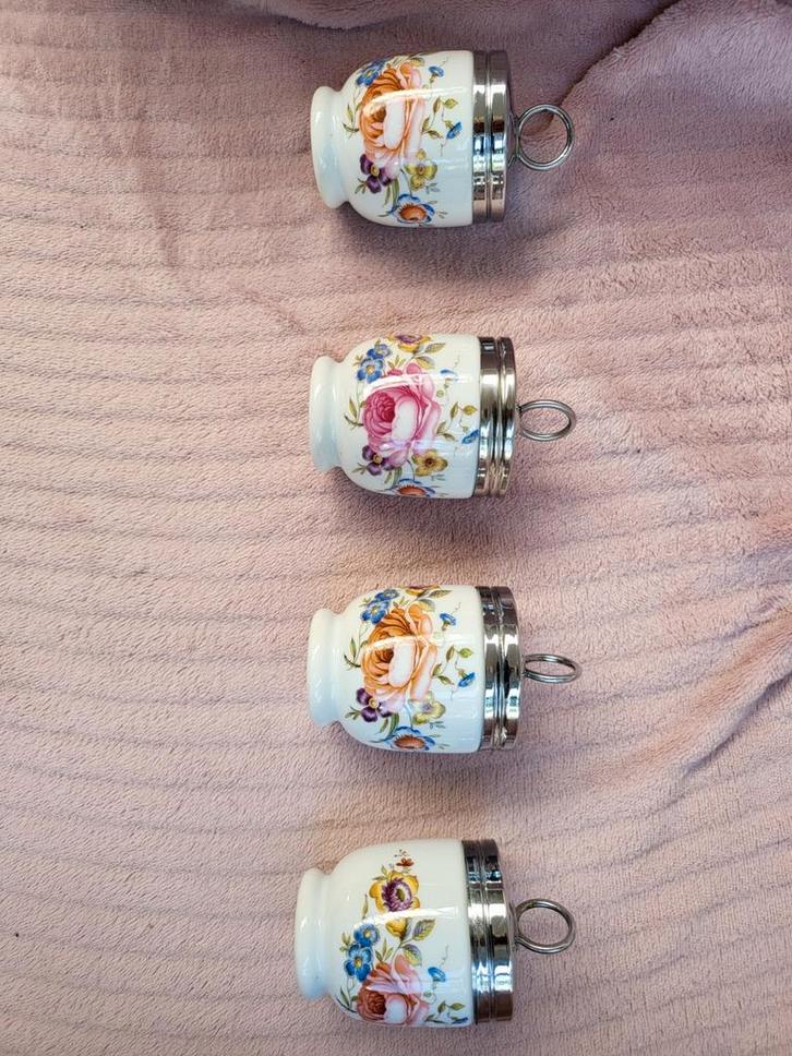 Royal Worcester Eiercoddlers - Set van 4, Huis en Inrichting, Keuken | Keukenbenodigdheden, Zo goed als nieuw, Ophalen of Verzenden
