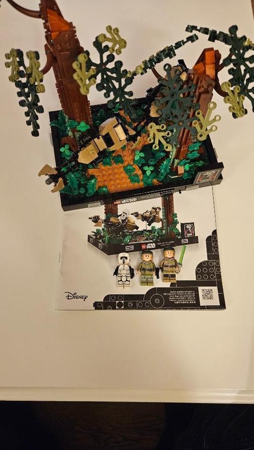Lego Star Wars Set 75353 Endor Speeder Chase Diorama, Kinderen en Baby's, Speelgoed | Duplo en Lego, Zo goed als nieuw, Lego, Complete set