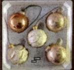 Kerstballen creme, beige, lichtbruin, parelmoer goud-glitter, Diversen, Kerst, Ophalen of Verzenden, Zo goed als nieuw