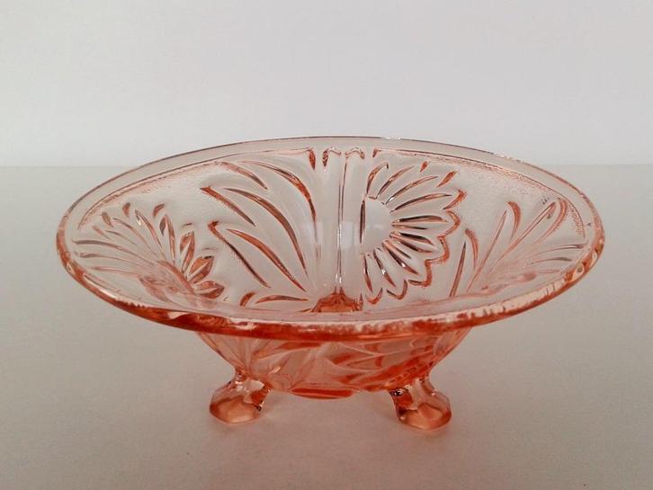 Schaal Fruitschaal Walther & Söhne Sonnenblume Art Deco, Antiek en Kunst, Antiek | Glas en Kristal, Ophalen of Verzenden