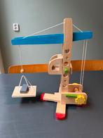 Houten hijskraan speelgoed, Ophalen of Verzenden, Zo goed als nieuw