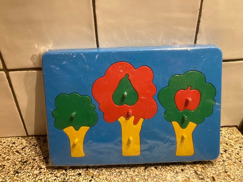 Puzzel fruitbomen, Ophalen of Verzenden, Minder dan 10 stukjes, Zo goed als nieuw