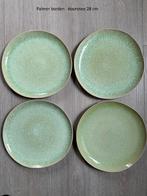 dinerborden, 4 grote, prachtige Palmer borden, speels rond, Keramiek, Ophalen of Verzenden, Zo goed als nieuw, Bord(en)