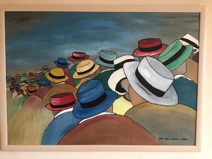 Schilderstukken te koop, Antiek en Kunst, Kunst | Schilderijen | Klassiek, Ophalen