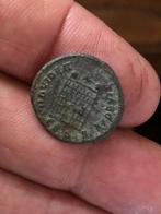 TOP: Romeinse munt bodemvondst CONSTANTINUS met KAMPPOORT !, Ophalen of Verzenden