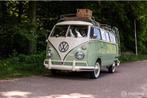 Gerestaureerde VW T1 Samba camperbus UNIEK !, Overige carrosserieën, Bedrijf, Handgeschakeld, Groen