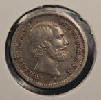 1855 5 Cent Willem 3, Postzegels en Munten, Munten | Nederland, Koning Willem III, Zilver, Ophalen of Verzenden, Losse munt