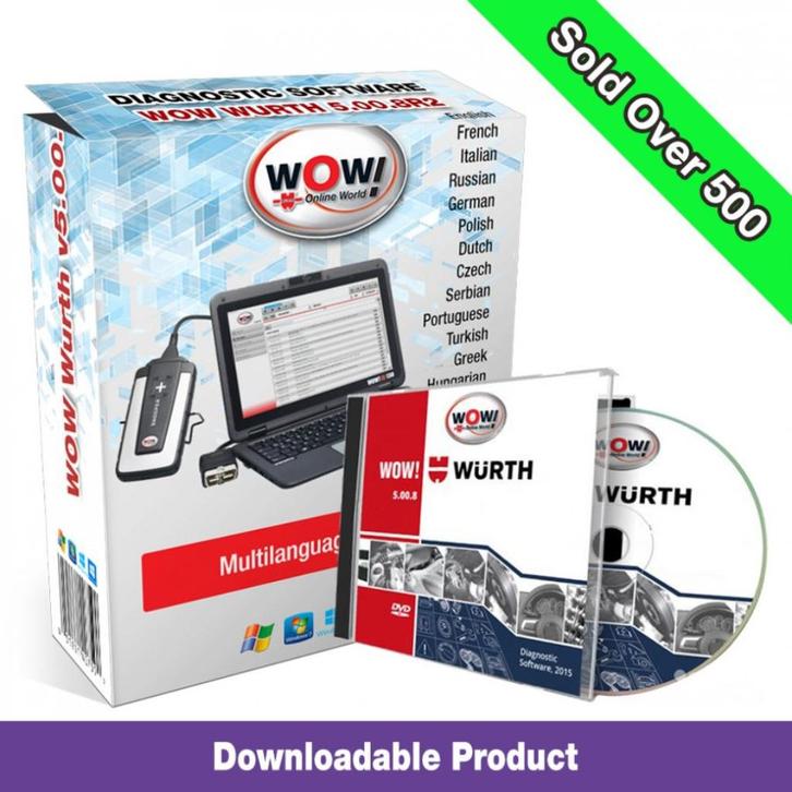 WOW WURTH OBD software DOWNLOAD LINK, Auto diversen, Handleidingen en Instructieboekjes, Ophalen of Verzenden