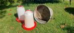 Drinkwaterbakken voor volière of kippenren, Dieren en Toebehoren, Pluimvee | Toebehoren, Ophalen, Zo goed als nieuw, Kippenhok of Kippenren