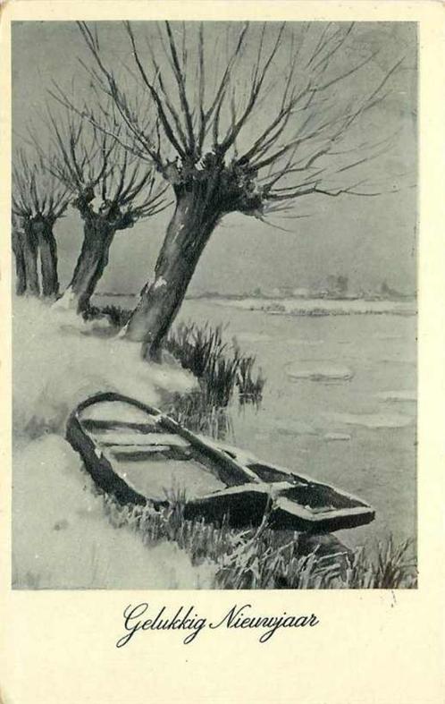 (377-302-043) Gelukkig Nieuwjaar, Verzamelen, Ansichtkaarten | Nederland, Overijssel, Verzenden