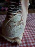 Vintage konings schelp  met decoratie ingegrafeert, Antiek en Kunst, Ophalen of Verzenden