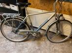 Herenfiets blauw met grijs, Fietsen en Brommers, Fietsen | Heren | Herenfietsen, Gebruikt, Versnellingen, 57 tot 61 cm, Ophalen