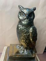 Wijze Uil Boekensteun - Zwaar Verkoperd, Antiek en Kunst, Ophalen of Verzenden