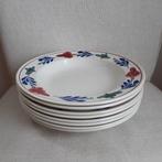 Boerenbont soep diep bord 23 cm - 8 stuks - gaaf -, Ophalen of Verzenden, Zo goed als nieuw, Bord(en), Aardewerk
