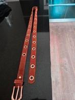 Dames riem suède cognac kleurig, Kleding | Dames, Riemen en Ceinturen, Minder dan 3 cm, Verzenden, Echt leder, Bruin