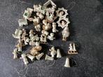 Vintage houten kerstboomfiguurtjes, Diversen, Kerst, Ophalen of Verzenden, Gebruikt