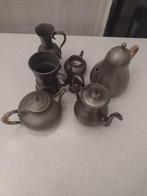 Tinnen Servies Set, Antiek en Kunst, Antiek | Tin, Ophalen of Verzenden