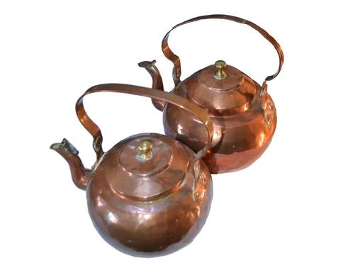 Koperen ketels antiek, Antiek en Kunst, Antiek | Koper en Brons, Koper, Ophalen of Verzenden