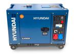 Nieuwe  Hyundai diesel generator aggregaat uit voorraad lev, Doe-het-zelf en Verbouw, Aggregaten, Ophalen of Verzenden, Zo goed als nieuw